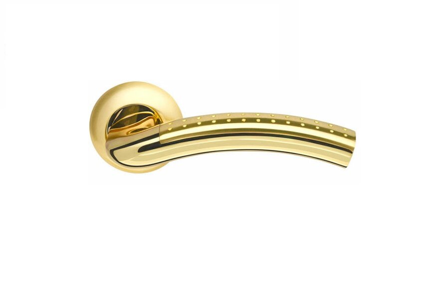 Ручка дверная ARMADILLO Libra LD26-1SG/GP-4 матовое золото/золото