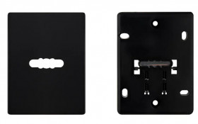 Накладка декоративная на сувальдный замок PALIDORE 060-02-BLACK черный