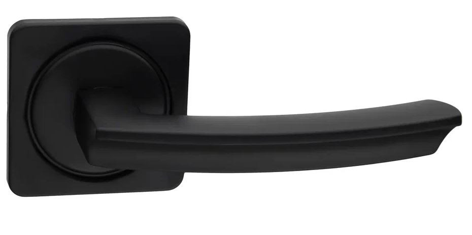 Ручка для входной двери PALIDORE A-375 black черный