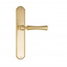 Дверная ручка на планке Fratelli Cattini FOGGIA PL02-OLV полированная латунь