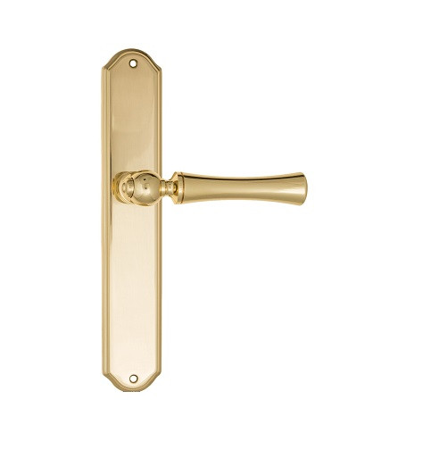 Дверная ручка на планке Fratelli Cattini FOGGIA PL02-OLV полированная латунь