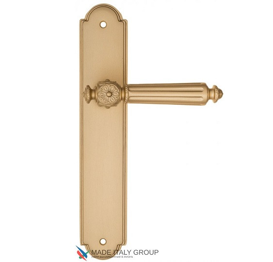 Дверная ручка на планке Fratelli Cattini TORCELLO PL257-BS матовая латунь