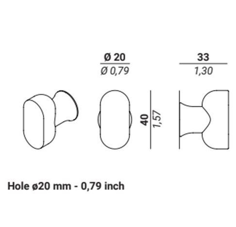 Завертка сантехническая Verum PURE WC белый
