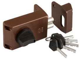 Замок накладной САМ ЗНД1А/Д полимерное покрытие /88300/