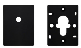 Накладка декоративная под шток PALIDORE 060-03-BLACK черный