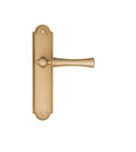 Дверная ручка на планке Fratelli Cattini FOGGIA PL248-BS матовая латунь