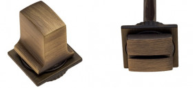 Завертка сантехническая Fratelli Cattini WC-8 4FS-BY матовая бронза