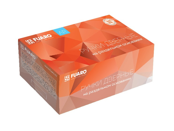 Ручка для входной двери FUARO ALFA AR BL-24 чёрный