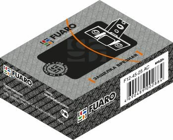 Защелка врезная FUARO F12-45-25 AB Бронза