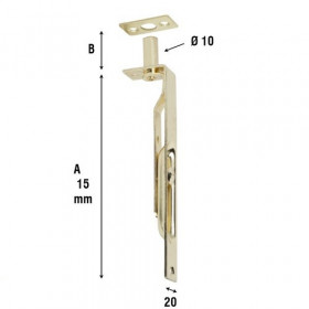 Упор торцевой ALDEGHI 211AL015 150мм матовый никель