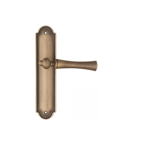 Дверная ручка на планке Fratelli Cattini FOGGIA PL248-BY матовая бронза