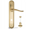 Дверная ручка на планке Fratelli Cattini LAVERA WC-2 PL288-OLV полированная латунь