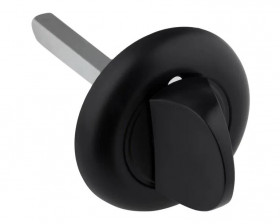 Завертка для стальных дверей PALIDORE ML BLACK 75mm 8x8 черный