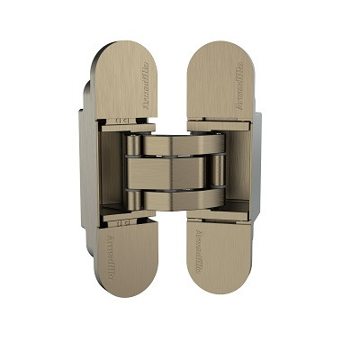 Петля скрытой установки ARMADILLO U3D6002.TG AB бронза