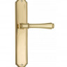 Дверная ручка на планке Venezia CALLISTO PL02 полированная латунь