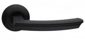 Ручка для входной двери PALIDORE A-75 black черный