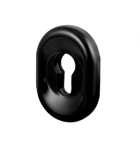 Накладка декоративная на цилиндр FUARO ESC-12C BL-24 черный