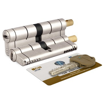 Цилиндровый механизм под вертушку MOTTURA C39F364601C5 (82 мм/31+10+41) МАТОВЫЙ НИКЕЛЬ