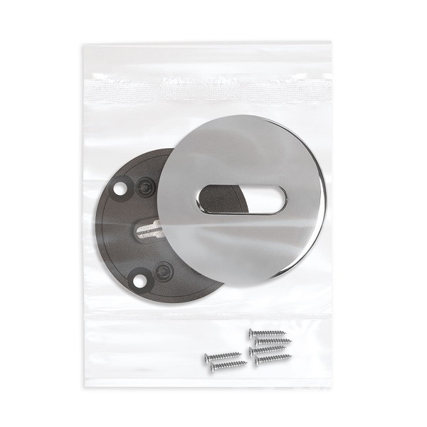 Накладка декоративная на сувальдный замок FUARO ESC.S-auto.RLR/R.486 CP-8 хром 1шт