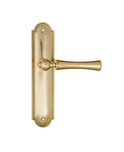 Дверная ручка на планке Fratelli Cattini FOGGIA PL248-OLV полированная латунь