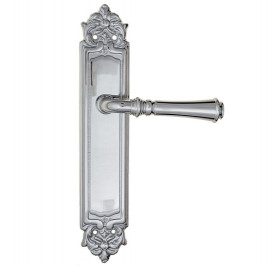 Дверная ручка на планке Fratelli Cattini GRACIA PL96-CR полированный хром