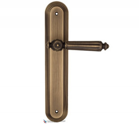 Дверная ручка на планке Fratelli Cattini TORCELLO PL288-BY матовая бронза