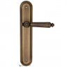 Дверная ручка на планке Fratelli Cattini TORCELLO PL288-BY матовая бронза