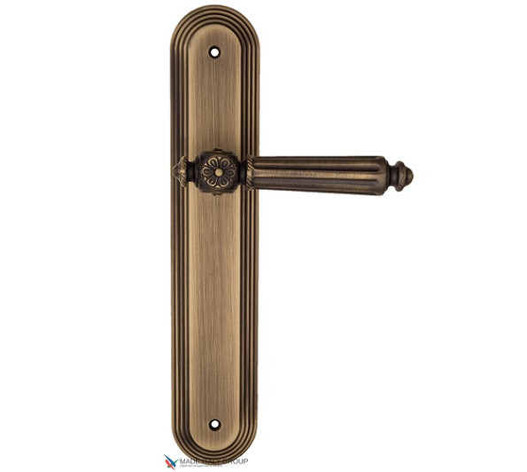 Дверная ручка на планке Fratelli Cattini TORCELLO PL288-BY матовая бронза