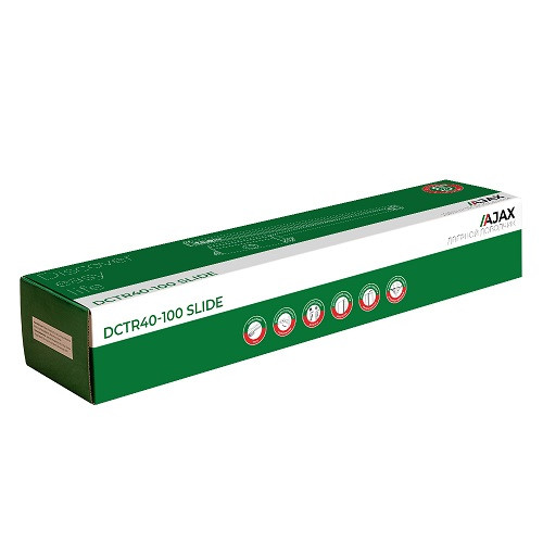 Доводчик дверной AJAX DCTR40-100 slide WH белый
