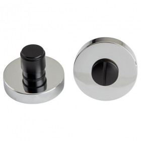 Завертка сантехническая FORME VIVA NS33 Полированный хром/черный FIXA
