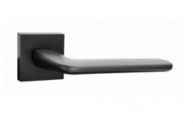 Ручка дверная PUERTO INAL 555-03 slim B Гляссе черный