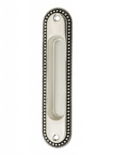 Ручка для раздвижной двери Venezia U133 натуральное серебро + черный 1шт