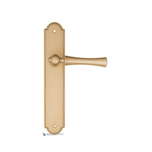 Дверная ручка на планке Fratelli Cattini FOGGIA PL257-BS матовая латунь