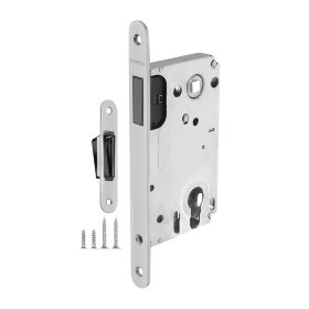 Защёлка врезная магнитная под цилиндр FUARO 5300-M-C CP хром