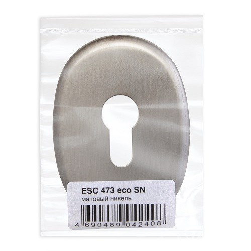 Накладка декоративная на цилиндр FUARO ESC.C.ECO/OV.473 SN матовый никель