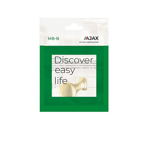 Ручка-кнопка AJAX мебельная MB-B-004 PB золото