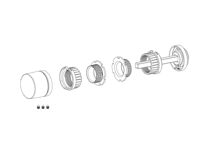 Ручка поворотная ARMADILLO BK6.R.ART30 MWSC-33 итальянский тисненый