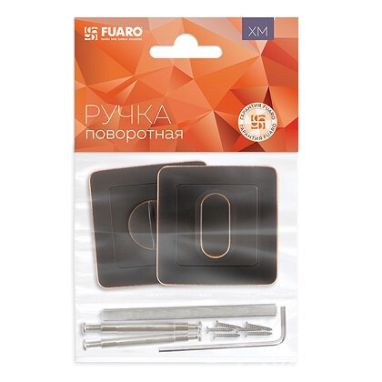 Завертка сантехническая FUARO BK6 XM ABL-28 Темная медь