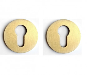 Накладка на цилиндр GHOBESTIR A858-G (round) ST GOLD / 901