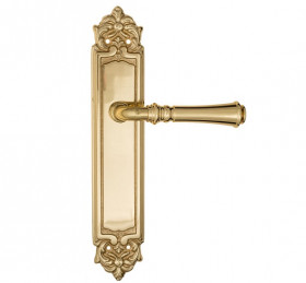 Дверная ручка на планке Fratelli Cattini GRACIA PL96-OLV полированная латунь