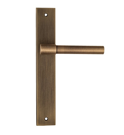 Дверная ручка на планке Fratelli Cattini UNA PL08-BY матовая бронза