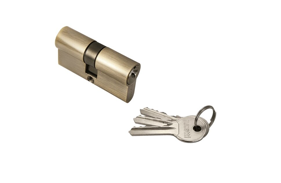 Цилиндр RUCETTI ключ/ключ (60 мм) R60C AB бронза