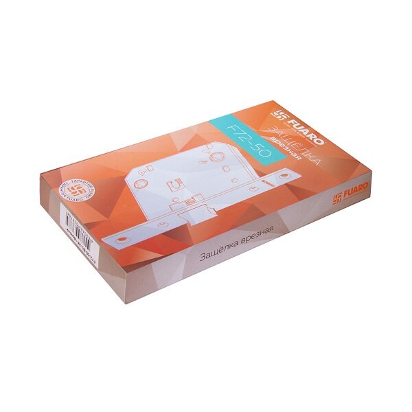 Защелка межкомнатная FUARO F72-50 WH белый