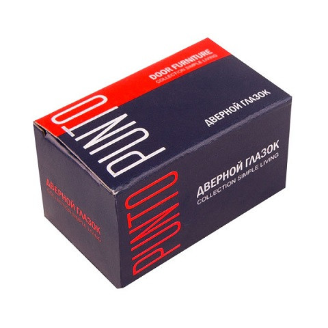 Глазок дверной PUNTO DV-1/60-35/P (DVP1/NEW) CP оптика пластик хром