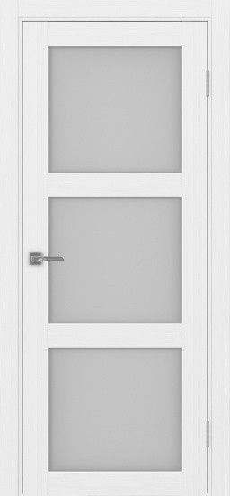 Межкомнатная дверь Оптима Порте Турин_530.222 ЭКО-шпон Белый лёд