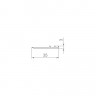 Карниз горизонтальный ARMADILLO SLD.Scope 35/3/3200 rail BL 3,2 м
