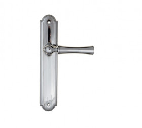 Дверная ручка на планке Fratelli Cattini FOGGIA PL257-CR полированный хром