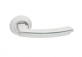 Ручка дверная PALIDORE A-75 WPC Белый/хром