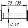 Глазок дверной FUARO DV 4/130-70/Z (VIEWER 4 DVZ) AB бронза