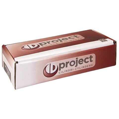 Цилиндровый механизм под вертушку длинный шток MOTTURA DPC1P5131 S3 (82 мм/46+10+26) САТИНИРОВАННЫЙ НИКЕЛЬ 5+1 ключ